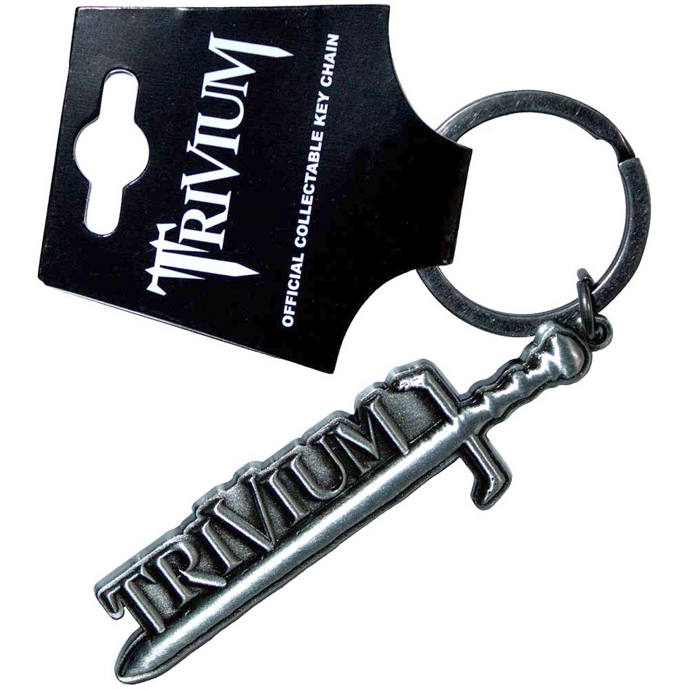 Trivium - Silver Sword Sleutelhanger - Zilverkleurig